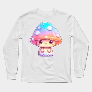 Cute Psychedelic Mushroom Long Sleeve T-Shirt